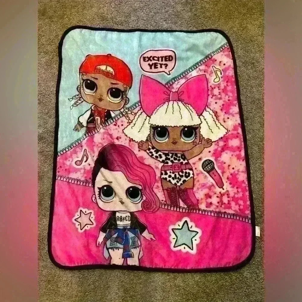 LOL Surprise Dolls Fleece Blanket 36x48”